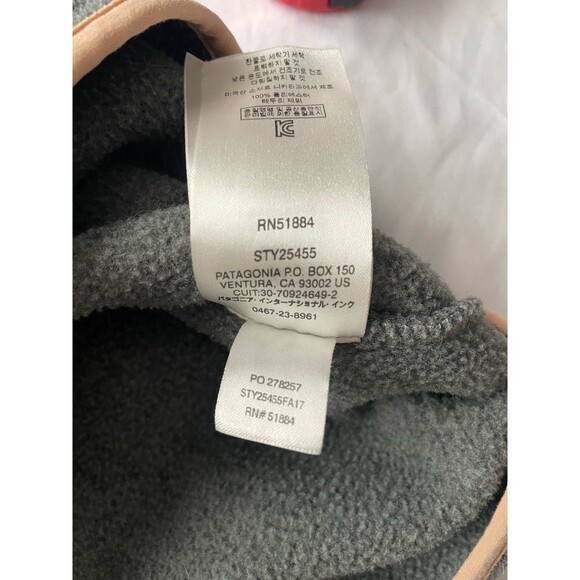 Patagonia Synchilla Fleece Pullover Women’s Medium Lightweight Jacket Dark Gray - Picture 7 of 8